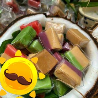 KẸO DỪA NGŨ VỊ KHÔNG ĐƯỜNG, MANG HƯƠNG VỊ XỨ DỪA ĐI KHẮP NƠI 500G - WINNIE HOUSE