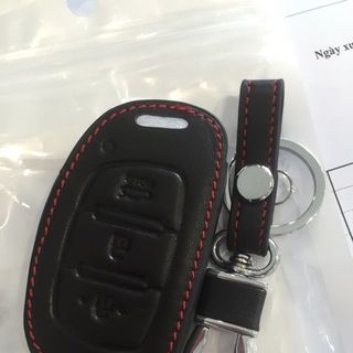 Bao da chìa khoá cao cấp i10 Creta tucson elantra solaiti ACCENT, SANTAFE 2021, KONA bảo vệ chìa khoá Hyundai