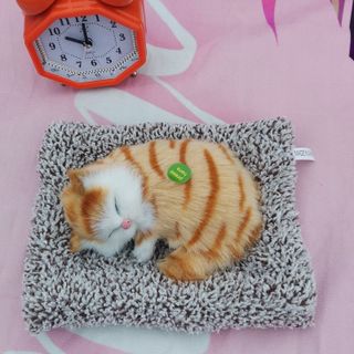 2 Size-Chó bông dễ thương than hoạt tính khử mùi trên xe hơi , khử mùi ô tô - mèo bông chứa than hoạt tính