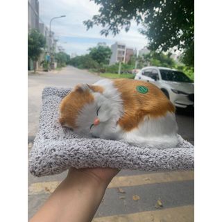 2 Size-Chó bông dễ thương than hoạt tính khử mùi trên xe hơi , khử mùi ô tô - mèo bông chứa than hoạt tính