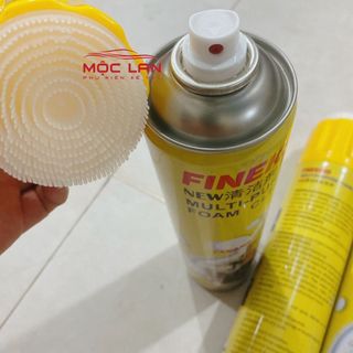 Chai xịt tẩy nội thất đa năng - chai xịt bọt dạng tuyết tẩy sạch nội thất ô tô hàng FINEKING