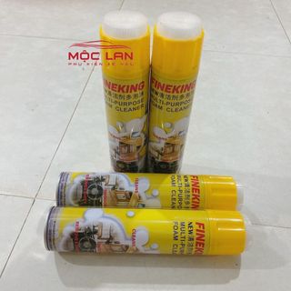 Chai xịt tẩy nội thất đa năng - chai xịt bọt dạng tuyết tẩy sạch nội thất ô tô hàng FINEKING