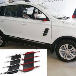 Bộ 2 mang cá 4T dán sườn giả hốc gió trang trí ô tô