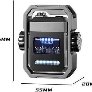 Bật Lửa Plasma X12 FLAPBOX quay 360 full box