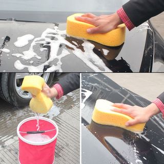 Bọt Biển Rửa Xe Hơi Ô Tô Đa Năng Nén Chân Không Bọt Biển Siêu Thấm Hút - Phụ Kiện Hỗ Trợ Rửa Xe Mộc Lan