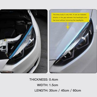 [bộ 2 chiếc] Dây đèn led mí xi nhan ô tô chạy đuổi chống nước, siêu sang DC 12V-24V dài 60cm - Mộc Lan Car