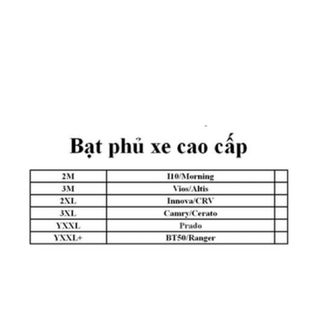 Xả kho bạt phủ xe cao cấp 3xl - bạt phủ xe toyota camry vios altis cerato kia