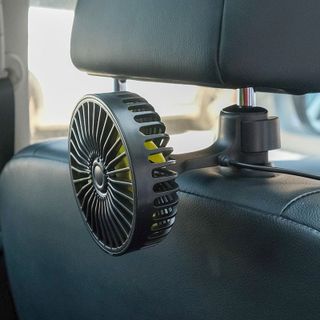 [ Hàng mới về ] quạt đôi mini 12v cắm tẩu usb trên ô tô - quạt siêu mát cực thơm - văn phòng máy tính cắm được tiện ích