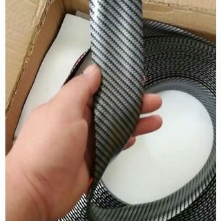 cuộn 5 mét Cao Su Vân Carbon Dán Trang Trí Chống Xước Cho Xe Ô Tô khổ 5cm-7cm