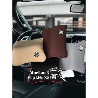 Xả lỗ Gối tựa đầu ô tô có thêu logo hãng xe Honda, Hyundai, Kia , Toyota, Mazda, Ford, Chevrolet, Mercedes, Nissan..