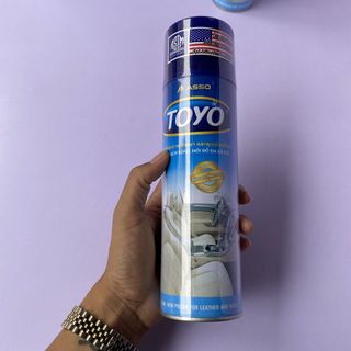 combo 2 chai Bình xịt bóng da, gỗ, nội thất ô tô Toyo 500ml