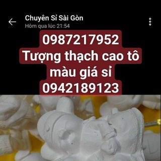 Tượng thạch cao tô màu giá sỉ nhiều mẫu