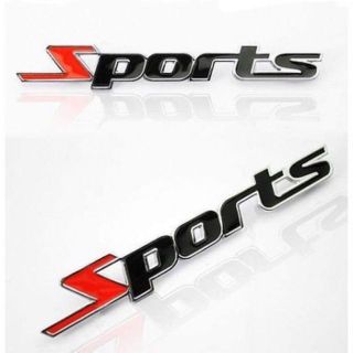 Tem dán chữ sport kim loại gắn trang trí ô tô xe máy - Chữ Sport thể thao kim loại không rỉ