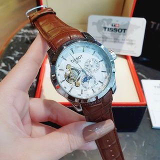 ĐỒNG HỒ DA CƠ TRUNG CẤP TI.SOT KHOÁ BƯỚM