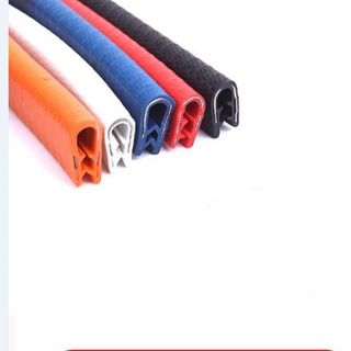 1 Mét Nẹp viền cửa chữ u lõi thép - gioăng cao su chữ u chống rung chống ồn chống va đập cao cấp 4 màu