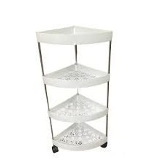 Kệ Để Đồ Nhà Tắm, Kệ Đựng Đồ Vệ Sinh Cao Cấp, Kệ Nhà Vệ Sinh Để Góc Tường Có Bánh Xe Đa Năng 4 Tầng/Có sỉ