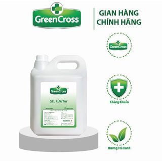 GEL RỬA TAY GREEN CROSS HƯƠNG TRÀ XANH CAN 5L giá sỉ