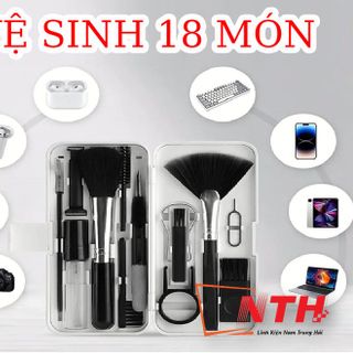 BỘ DỤNG CỤ 18in1 VỆ SINH TAI NGHE , LAPTOP , MÁY TÍNH v.v.... ĐA NĂNG giá sỉ