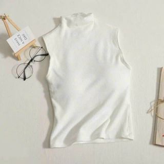Áo nữ sát nách cổ cao gân tăm cao cấp có mút đệm ngực hàng sll sỉ Thanh Thảo