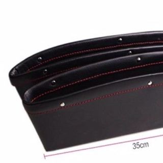 Khay đựng đồ khe ghế bằng da mềm