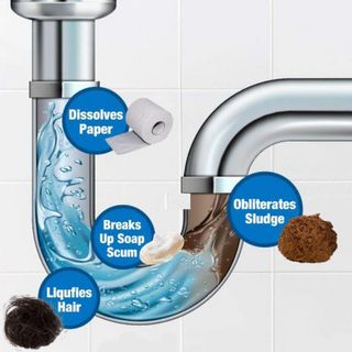 Lọ Thông Cống Vuông Nắp Xanh (Kiện 100 Cái)