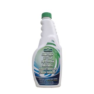 DUNG DỊCH NƯỚC XỊT DIỆT KHUẨN BỀ MẶT GREEN CROSS A2 500ML- REFILL