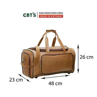 Túi du lịch thời trang, cỡ lớn có ngăn để giày TX49 CNT - BÒ ĐẬM