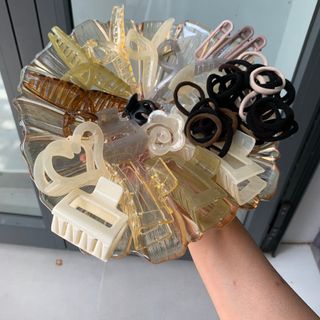Sỉ Set 67 Kẹp Tóc Và Buộc Tóc Hot Trend, phong cách Hàn Quốc - Nhật Bản, Combo Gồm Nhiều Món Phụ Kiện Tóc Giao Mẫu Ngẫu Nhiên