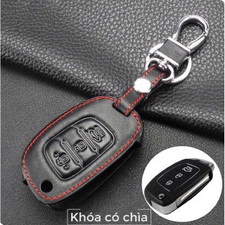 Bao da chìa khoá ô tô hyundai cao cấp - đủ dòng xe i10 tucson elantra santafe kona solaiti