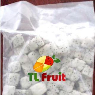 Thanh long trắng cắt hạt lựu đông lạnh