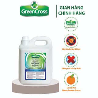 DUNG DỊCH NƯỚC XỊT DIỆT KHUẨN BỀ MẶT GREEN CROSS A2 CAN 5L giá sỉ