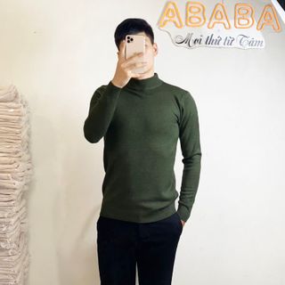 Áo len nam cổ lỡ cổ 5cm 5p hàng Quảng Châu mềm đẹp 5p-1920