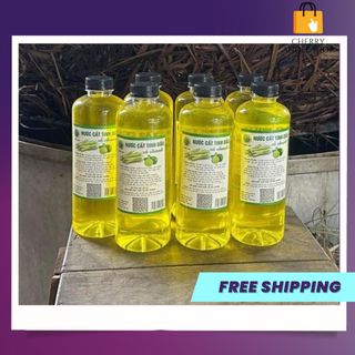 Nước lau sàn tinh dầu sả chanh 100% organic sạch khuẩn thơm mát tự nhiên chai 1000ml/ Có sỉ