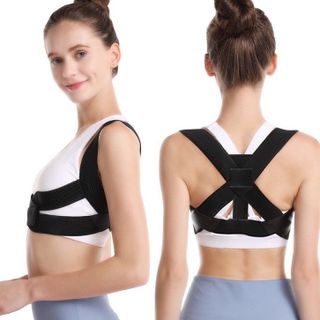 Đai chống gù lưng bảo vệ vòng 1 khắc phục cong vẹo định hình cột sống, ngực khi tập gym yoga thể thao cho nam nữ trẻ em - SP067