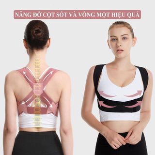 Đai chống gù lưng bảo vệ vòng 1 khắc phục cong vẹo định hình cột sống, ngực khi tập gym yoga thể thao cho nam nữ trẻ em - SP067