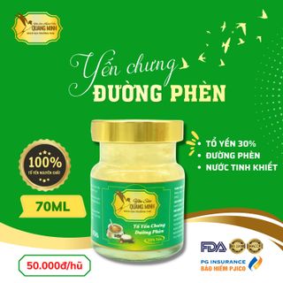 Yến Chưng Đường Phèn (30% Tổ Yến Nguyên Chất) - Yến Sào Quang Minh giá sỉ - giá bán buôn giá sỉ