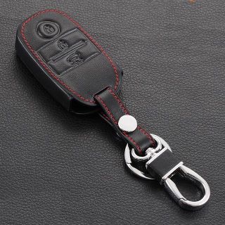 [Kia morning ] bao da chìa khoá kia morning 2 nút,3 nút khoá gập da bò xịn mềm mịn bóng
