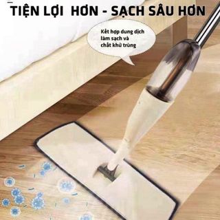 Cây Lau Nhà Phun Sương Thông Minh Cao Cấp Aurora, Lau Dọn Dễ Dàng Tiện Dụng 2 Trong 1 Đầu Xoay 360 Độ/ Có sỉ