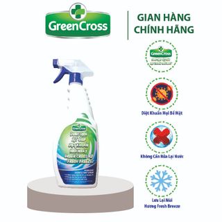 DUNG DỊCH NƯỚC XỊT DIỆT KHUẨN BỀ MẶT GREEN CROSS A2 500ML giá sỉ