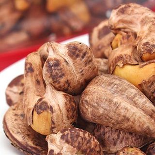 Hạt điều rang muối Bình Phước còn vỏ lụa size A Cồ – Nguyên hạt