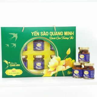 Yến Chưng Tam Vị (35% Tổ Yến Nguyên Chất) | Yến Sào Quang Minh hộp 6 hũ giá sỉ - giá bán buôn