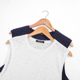 Áo TANKTOP vải COTTON siêu thoáng mát, mềm mịn và thấm hút A03-04