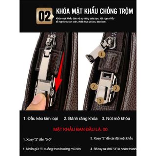 Ví Cầm Tay Nam Chuột túi Hàng Đẹp Da Thật khoá số an toàn kiểu Clutch Nam Cầm Tay Hàng Đẹp  Phong Cách Châu Âu k1991 giá sỉ