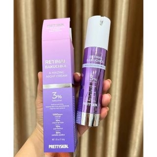 Kem dưỡng tái tạo phục hồi Prettyskin Retinal Bakuchiol A-Mazing night cream 50ml (Chai Màu Tím) giá sỉ