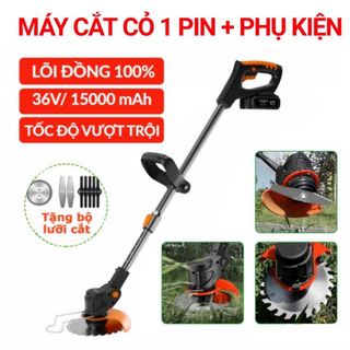 MÁY CẮT CỎ DÙNG PIN CÔNG SUẤT LỚN ( 1 PIN ) giá sỉ