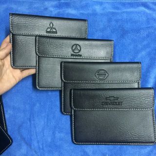 (Video ảnh thật) ví đựng giấy tờ xe ô tô cao cấp logo mercedes