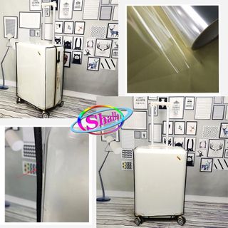 Túi bọc vali nhựa trong 18-20-22-24-26-28-30 inch trơn và có viền đen chống nước {MẪU MỚI}