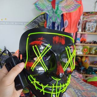 Đồ chơi mặt nạ hacker có điều khiển đèn