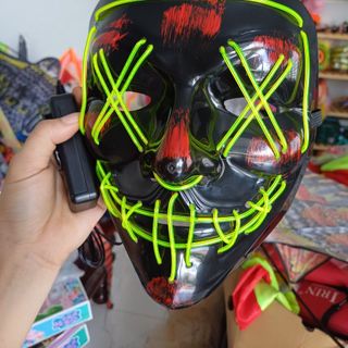 Đồ chơi mặt nạ hacker có điều khiển đèn