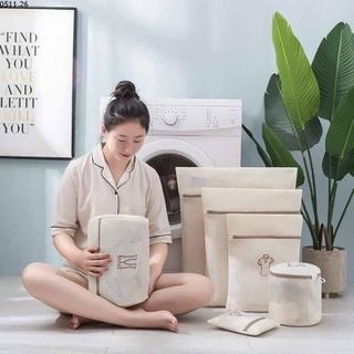 SET SET TÚI LƯỚI GIẶT ĐỒ 6 MÓN 3 LỚP CAO CẤP